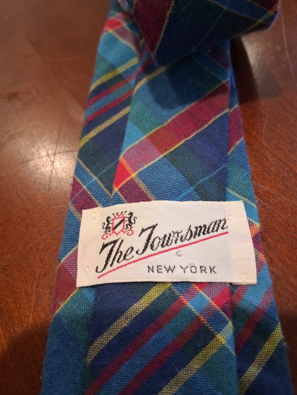 The Towncraft Plaid Men’s Tie 1960's
